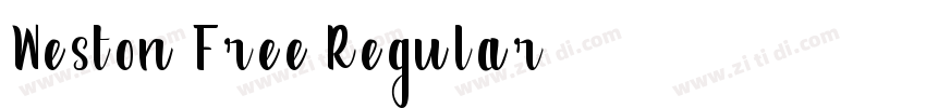 Weston Free Regular字体转换